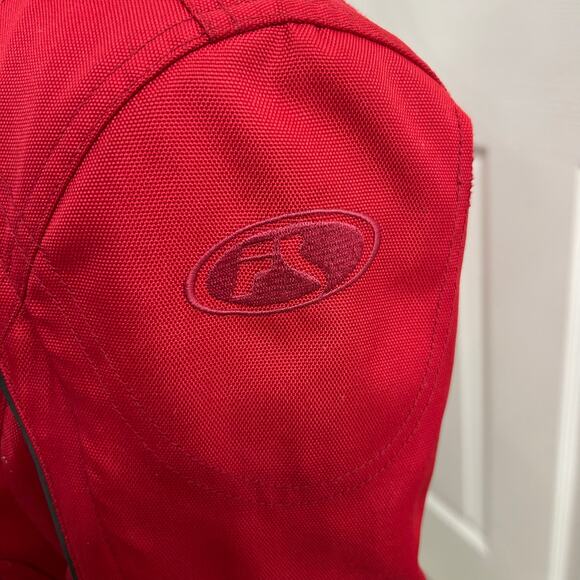 FieldSheer Women’s Motorcycle Jacket Size 4 – Red Textile Riding Jacket w/ Liner - Picture 2 of 5